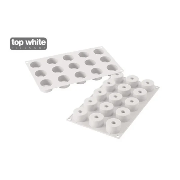 belle Moule Silicone 15 Sushis Rolls 4 X 2,5 Cm 29ml SilikoMart Professional 3
