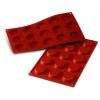 Moule Silicone 15 Tartelettes 4,5 Cm X H 1 Cm Silikomart Nouveau 7