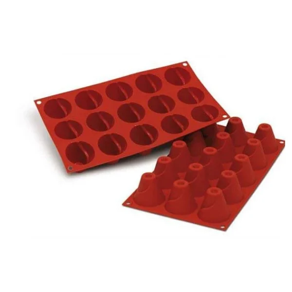 Distributeur Officiel Moule Silicone Volcan Ø 5,2 Cm X H 4,4 Cm (x15) Silikomart 1