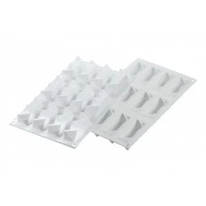 marques pas cher Moule Silicone 2 Étoiles Star Game 7,5 X 7,5 Cm Silikomart Professional 13