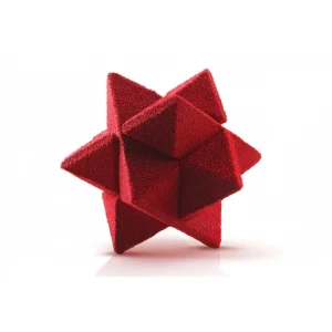 marques pas cher Moule Silicone 2 Étoiles Star Game 7,5 X 7,5 Cm Silikomart Professional 21