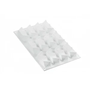 marques pas cher Moule Silicone 2 Étoiles Star Game 7,5 X 7,5 Cm Silikomart Professional 25