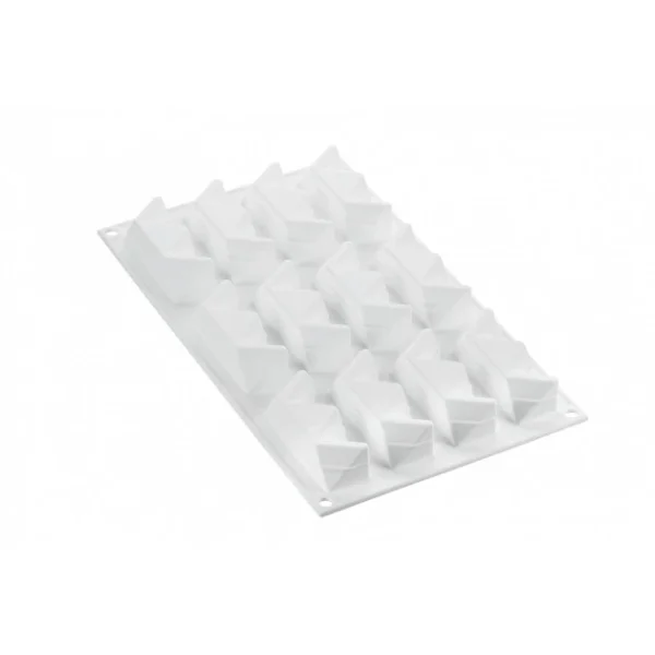 marques pas cher Moule Silicone 2 Étoiles Star Game 7,5 X 7,5 Cm Silikomart Professional 9
