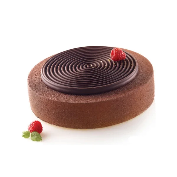 Promotio de vente Moule Silicone 2 Tourbillons 100ml Grand Modèle Silikomart Professional 3