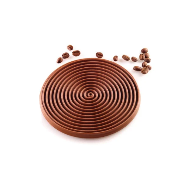 Promotio de vente Moule Silicone 2 Tourbillons 100ml Grand Modèle Silikomart Professional 4