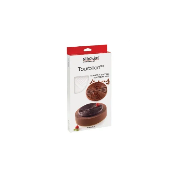Promotio de vente Moule Silicone 2 Tourbillons 100ml Grand Modèle Silikomart Professional 5