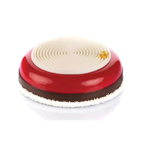 Promotio de vente Moule Silicone 2 Tourbillons 100ml Grand Modèle Silikomart Professional 6