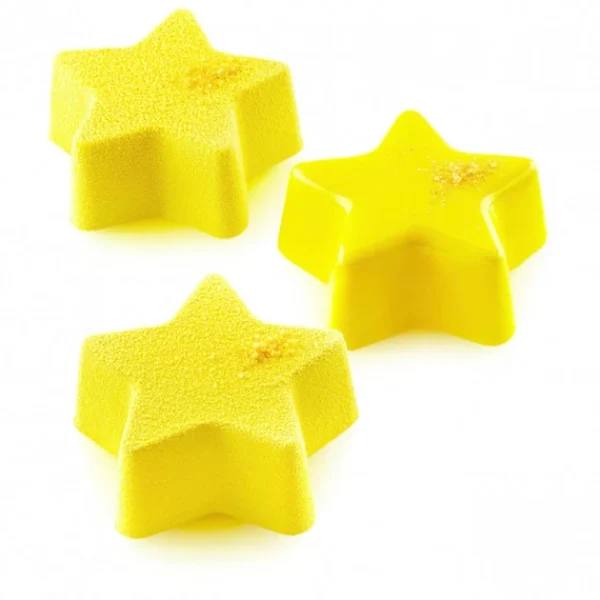 marques de renommée Moule Silicone 20 Etoiles Ø9,5 X 7 Cm 135ml SilikoMart Professional 3