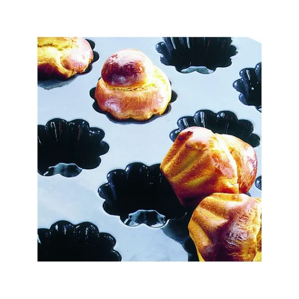 achetez Moule Silicone 24 Brioches Cannelées 6,6 Cm X H 2,4 Cm Flexipan 1