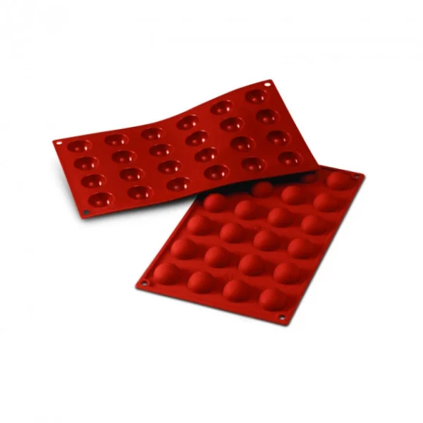 Moule Silicone 24 Demi-sphères 3 Cm X H 1,5 Cm Silikomart Satisfait ou Remboursé 1