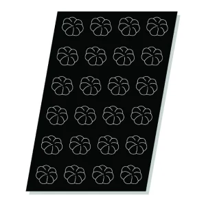 grande popularité Moule Silicone 24 Fleurs 6,4 Cm X H 2,6 Cm Flexipan 6