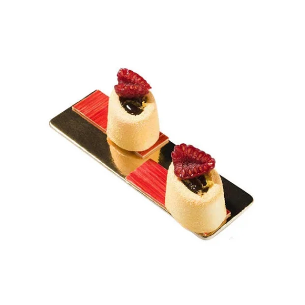 prix abordable Moule Silicone 24 Savarins Ovales 4,4 X 3,2 Cm Silikomart 3