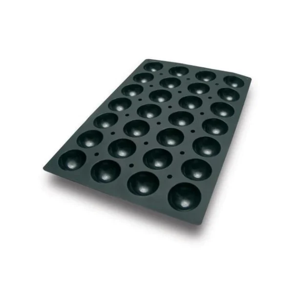 Moule Silicone 28 Demi-sphères Ø7 X 3,5 Cm 90ml SilikoMart Professional Authentic Original licence 4