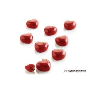 REMISE Moule Silicone 35 Coeur Bombé 5ml SilikoMart Professional 7
