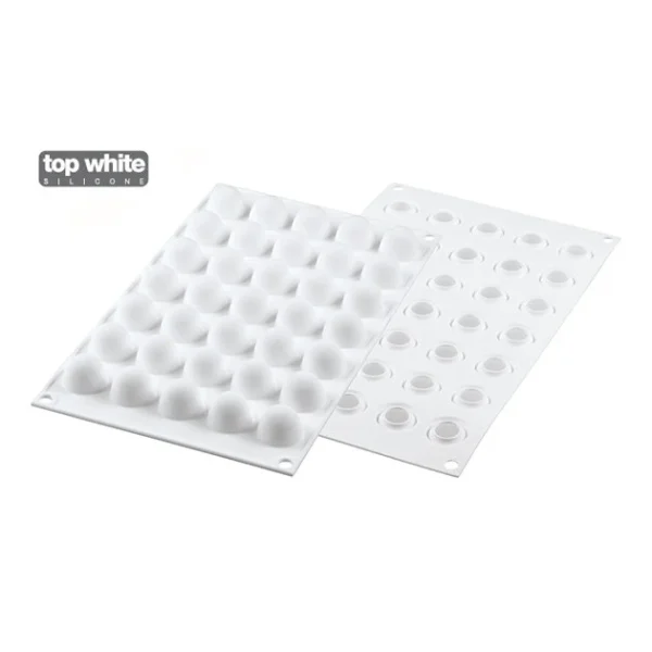 Moule Silicone 35 Mini Truffes Ø 2,2 Cm Silikomart Professional soldes pas cher 4