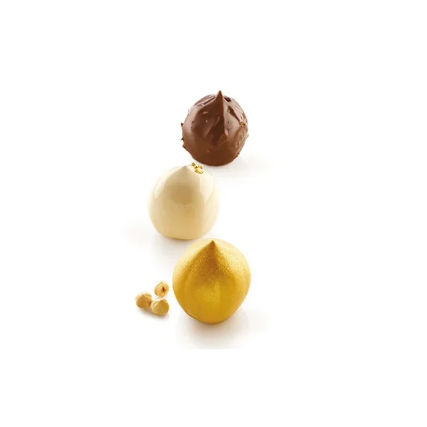 Moule Silicone 5 Noisettes Ø5,9 X 6,2 Cm 125 Ml Silikomart Professional Pas Cher Magasin Soldes 5