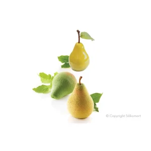 Moule Silicone 5 Poires, Figues 115ml Silikomart Professional Neuve avec étiquette 12