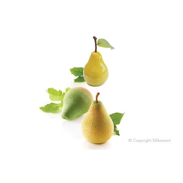 Moule Silicone 5 Poires, Figues 115ml Silikomart Professional Neuve avec étiquette 5