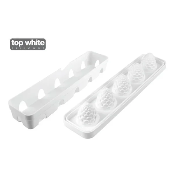 Moule Silicone 5 Pommes De Pin Et Ananas 100ml Silikomart Professional fashion pas cher 3