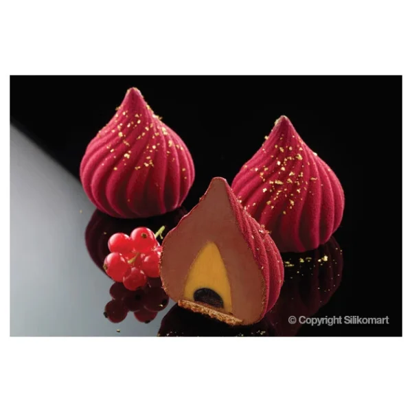 Moule Silicone 5 Sphères Torsadées Russian Tale 125ml Silikomart Professional en ligne vente 4
