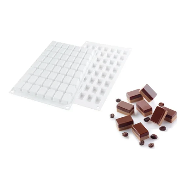 en ligne Moule Silicone 56 Micro Rectangles 5ml SilikoMart Professional 1
