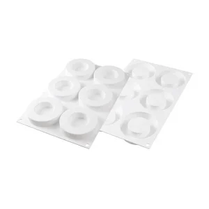 l'unique style Moule Silicone 6 Anneaux Ring 79 Ml Silikomart Professional 13