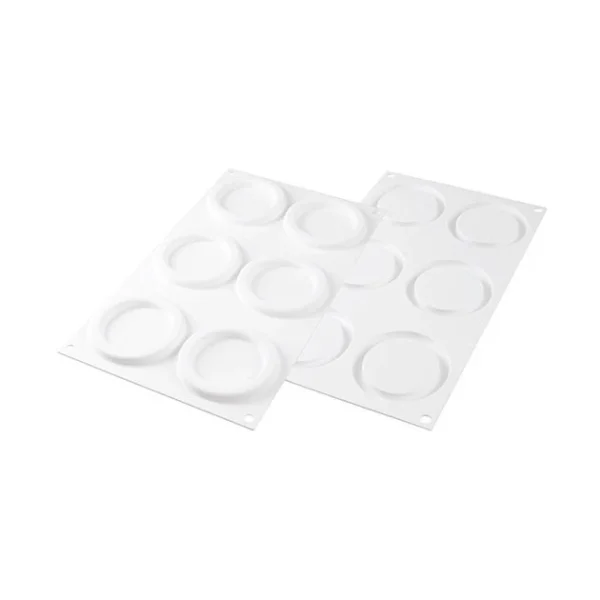 l'unique style Moule Silicone 6 Anneaux Ring 79 Ml Silikomart Professional 5