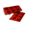 Moule Silicone 6 Brioches Cannelées 7,9 Cm X H 3 Cm Silikomart en promotion 5