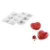 Moule Silicone 6 Coeurs Lovely 8,2 X 7,7 Cm X H 3,1 Cm Silikomart Professional soldes ligne 13