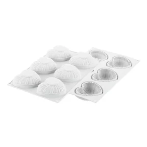 Moule Silicone 6 Coeurs Lovely 8,2 X 7,7 Cm X H 3,1 Cm Silikomart Professional soldes ligne 10