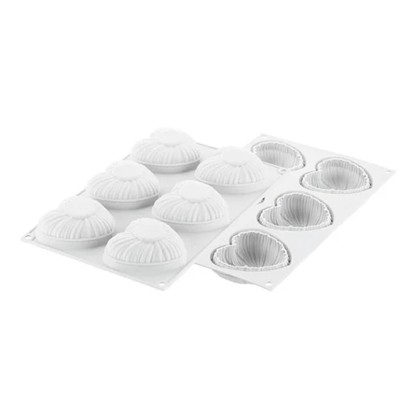 Moule Silicone 6 Coeurs Lovely 8,2 X 7,7 Cm X H 3,1 Cm Silikomart Professional soldes ligne 4