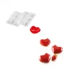 ultratendance Moule Silicone 6 Coeurs Origami 82,6 X 74 X H35 Mm 110ml SilikoMart Professional 7