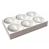 Moule Silicone 6 Demi-Sphères 18 X H 9 Cm Silikomart Professional à prix réduits 19