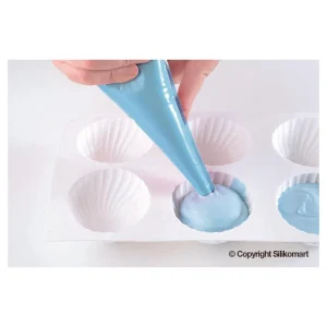 Moule Silicone 6 Demi Sphères Vrillées Ø 75 Mm SilikoMart Professional boutiqued pas cher 12