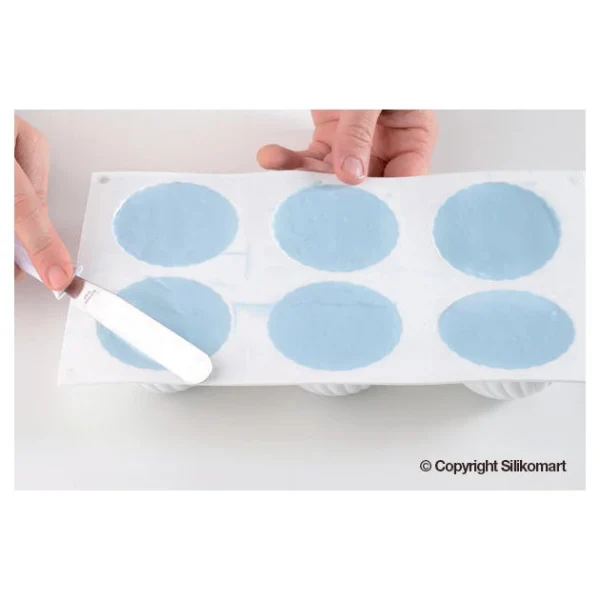 Moule Silicone 6 Demi Sphères Vrillées Ø 75 Mm SilikoMart Professional boutiqued pas cher 5