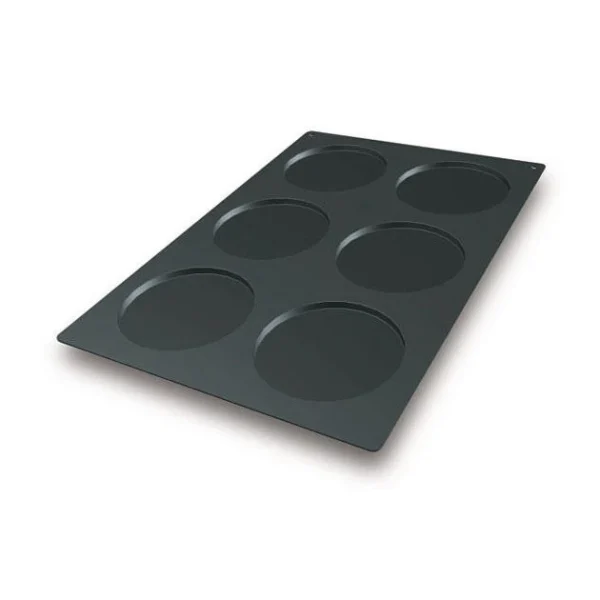 Moule Silicone 6 Fonds De Tarte Biscuit Ø16 X 1 Cm 200ml SilikoMart Professional design à la mode 4
