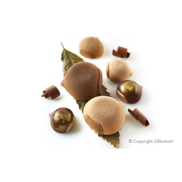 aux meilleurs prix Moule Silicone 6 Marrons 110ml SilikoMart Professional 3