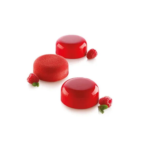 Moule Silicone 6 Minis Moules à Manqué Ø67 X H27 Mm 90ml SilikoMart Professional haute qualité 3