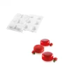 Moule Silicone 6 Minis Moules à Manqué Ø67 X H27 Mm 90ml SilikoMart Professional haute qualité 16