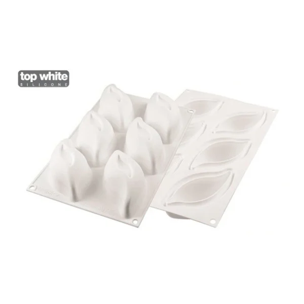Moule Silicone 6 Pétales De Fleurs 11,4 X 5,7 Cm 120ml SilikoMart Professional garantis authentique 3