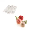 Moule Silicone 6 Roses 7 X 5,5 Cm 143ml SilikoMart Professional site pas cher 22