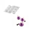 Moule Silicone 6 Sphères Ø68 X H52 Mm 120ml SilikoMart Professional boutique en france 10
