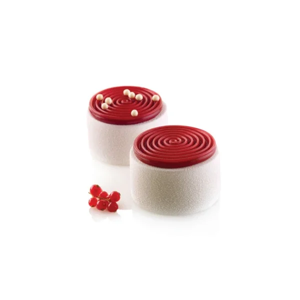 marques pas cher Moule Silicone 6 Tourbillons 28ml Moyen Modèle Silikomart Professional 4