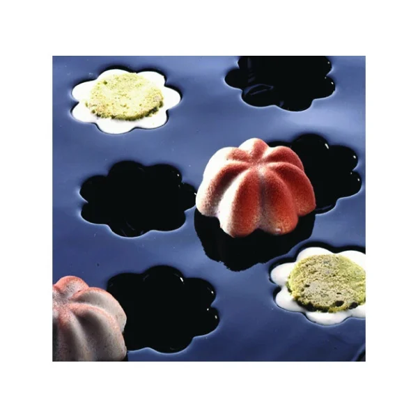prix abordable Moule Silicone 60 Charlottes 3,5 Cm X H 1,5 Cm Flexipan 1