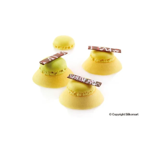 acheter en ligne Moule Silicone 60 Mini Tartelettes Ø4,4 X 1 Cm 10ml SilikoMart Professional 3