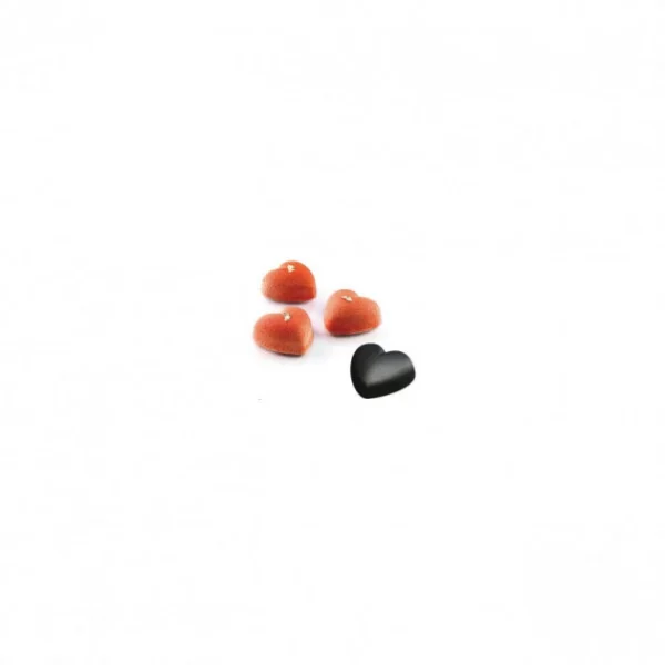 Acheter Maintenant Moule Silicone 70 Mini Coeurs 3,6 X 3,9 X H1,6 Cm 11ml SilikoMart Professional 3