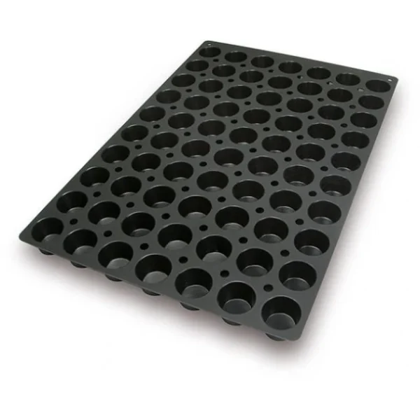 Moule Silicone 70 Mini Muffins Ø4,5 X 3 Cm 40ml SilikoMart Professional magasin paris 4