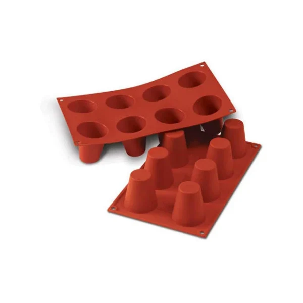 Moule Silicone Babas 5,5 X H 6 Cm (x8) Silikomart Large choix en ligne 1