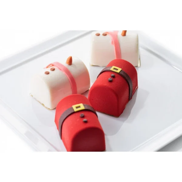 Moule Silicone 8 Bûchettes 7,5 Cm X 5 Cm Silikomart Professional vente pas cher 4