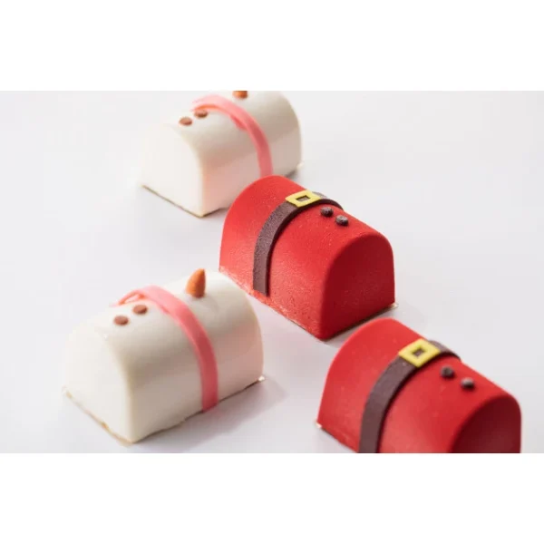 Moule Silicone 8 Bûchettes 7,5 Cm X 5 Cm Silikomart Professional vente pas cher 6